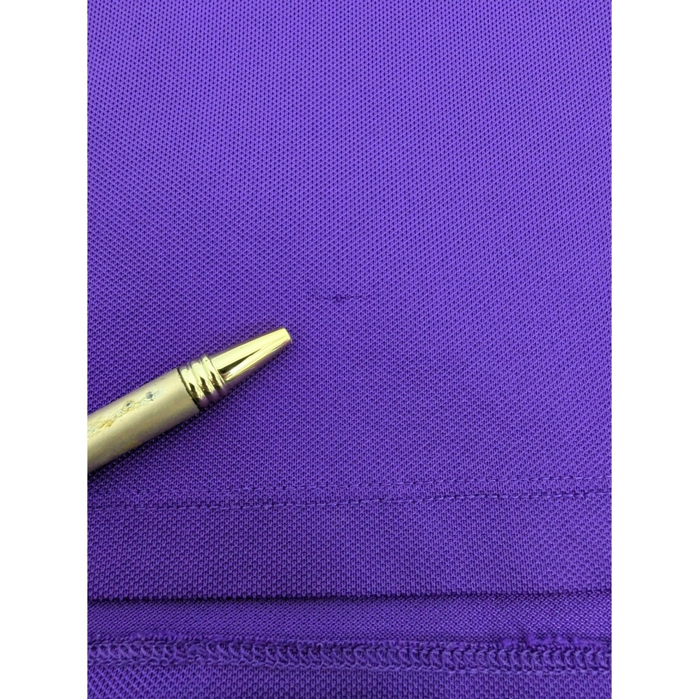 Lauren Ralph Lauren Polo Shirt Womens Medium Purple Good Pique Short Sleeve Logo - Picture 8 of 11